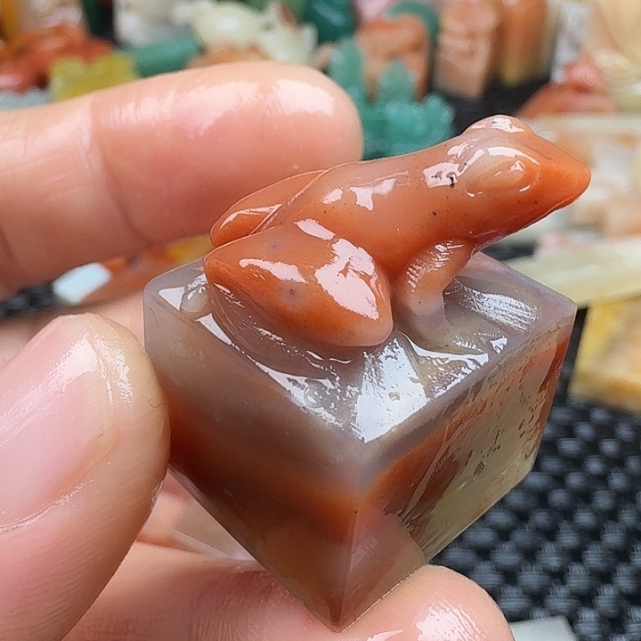 青田石真真正正章