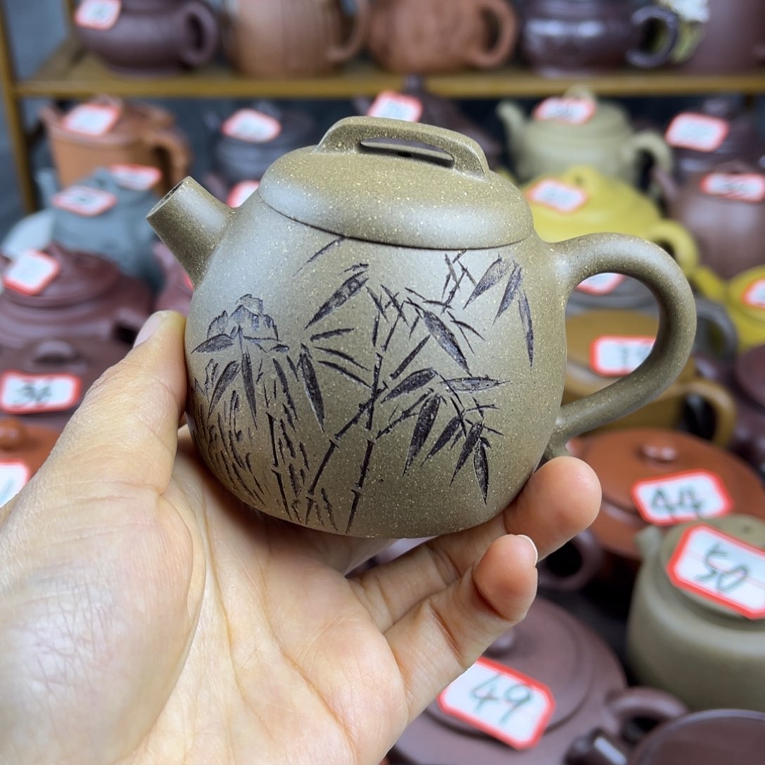 紫砂茶壶宜兴紫砂壶巨轮