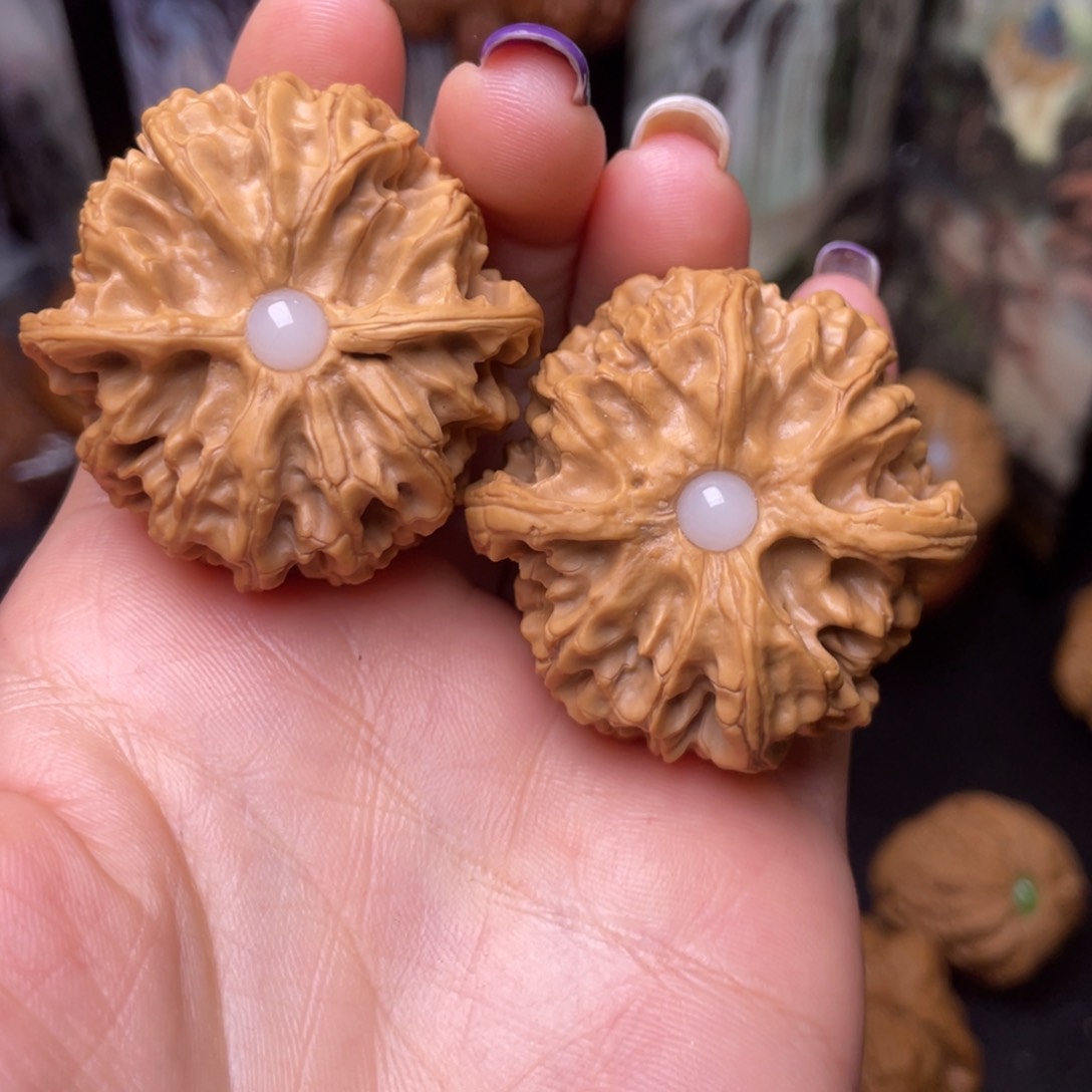 文玩核桃把件41苹果园