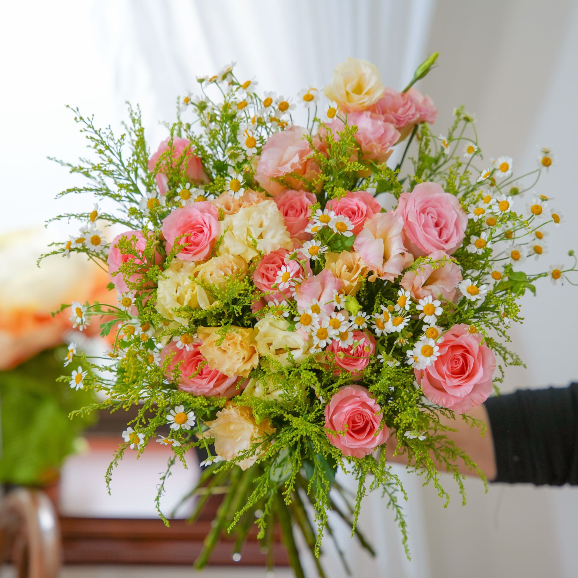 【精致生活】戴安娜洋桔梗洋甘菊黄莺鲜花云南基鲜花地直发顺丰包邮