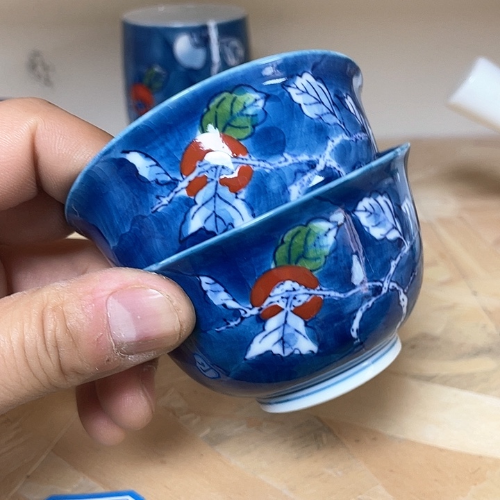 瓷片055 一人直播，看品直播间里序号