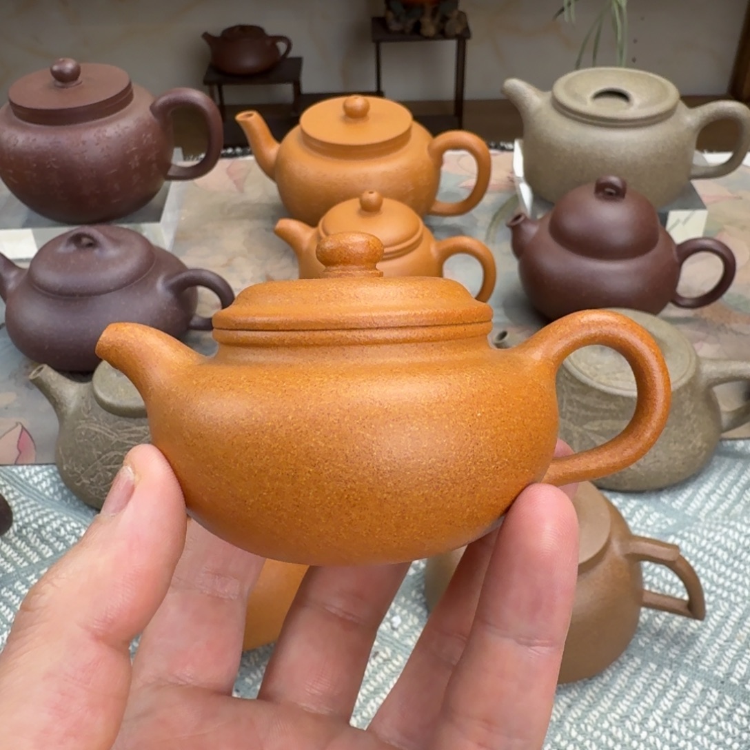 茶壶紫砂微瑕 仿古 115cc