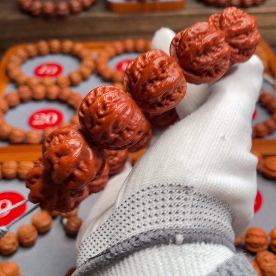 静***音手串文玩核桃磨盘