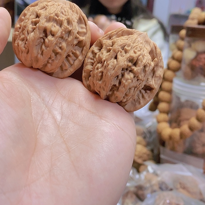 【闪购商品】文玩核桃把件41.5虎头