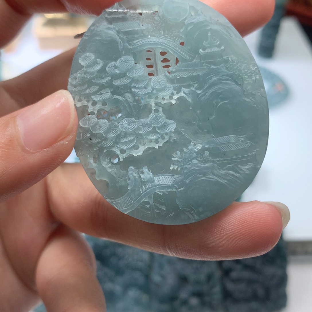 定制翡翠未镶嵌毛货不退不换
