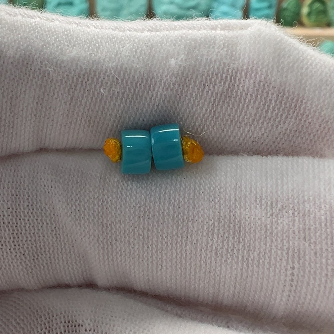 未镶嵌绿松石直切珠5mm