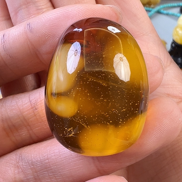 蜜蜡颈饰未镶嵌蜜蜡