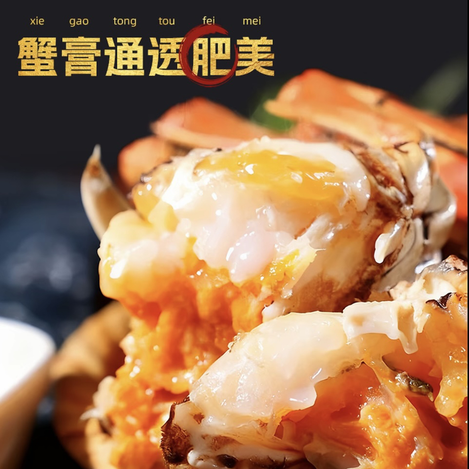 【活蟹现发】鲜活大闸蟹 巨无霸公蟹5两共10只 顺丰空运冷链包邮到家