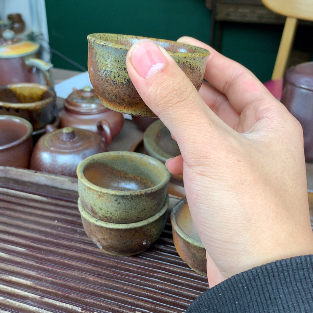 紫砂柴烧纯自然柴烧