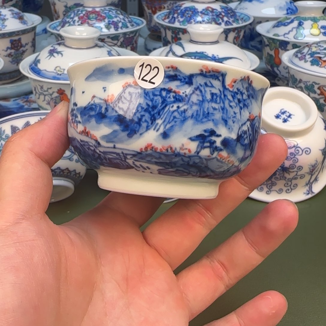 彦祖纯手工手绘茶具122