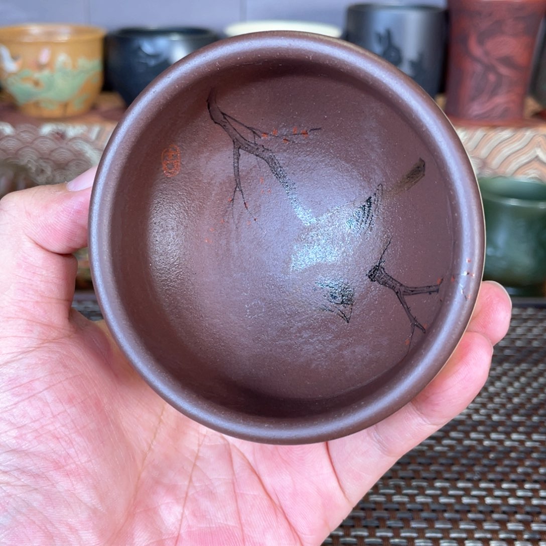 原矿紫砂主人杯大
