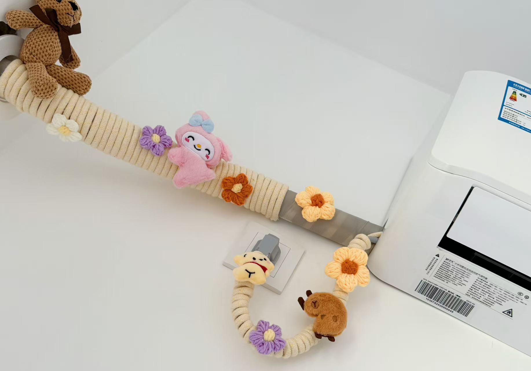 棉绳DIY手工材料包装饰美化卡通遮丑神器