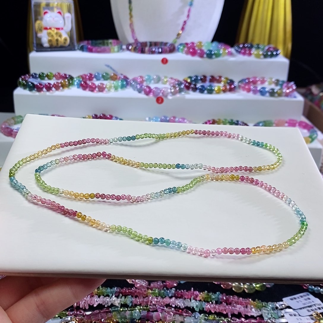 未镶嵌手链碧玺毛衣链
