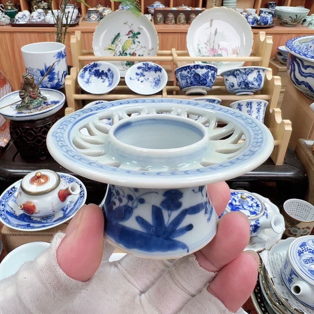 柴窑茶具杯茶茶壶杯台