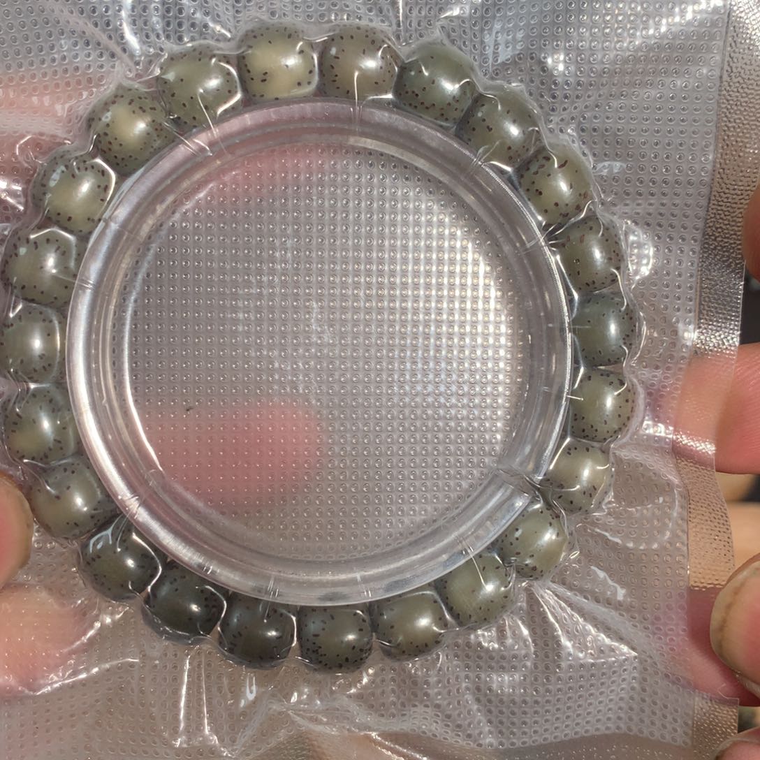 星月菩提吊坠10x9绿冰半壁留白