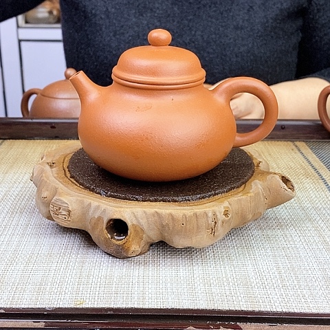 紫砂茶壶宜兴紫砂小红泥260c c