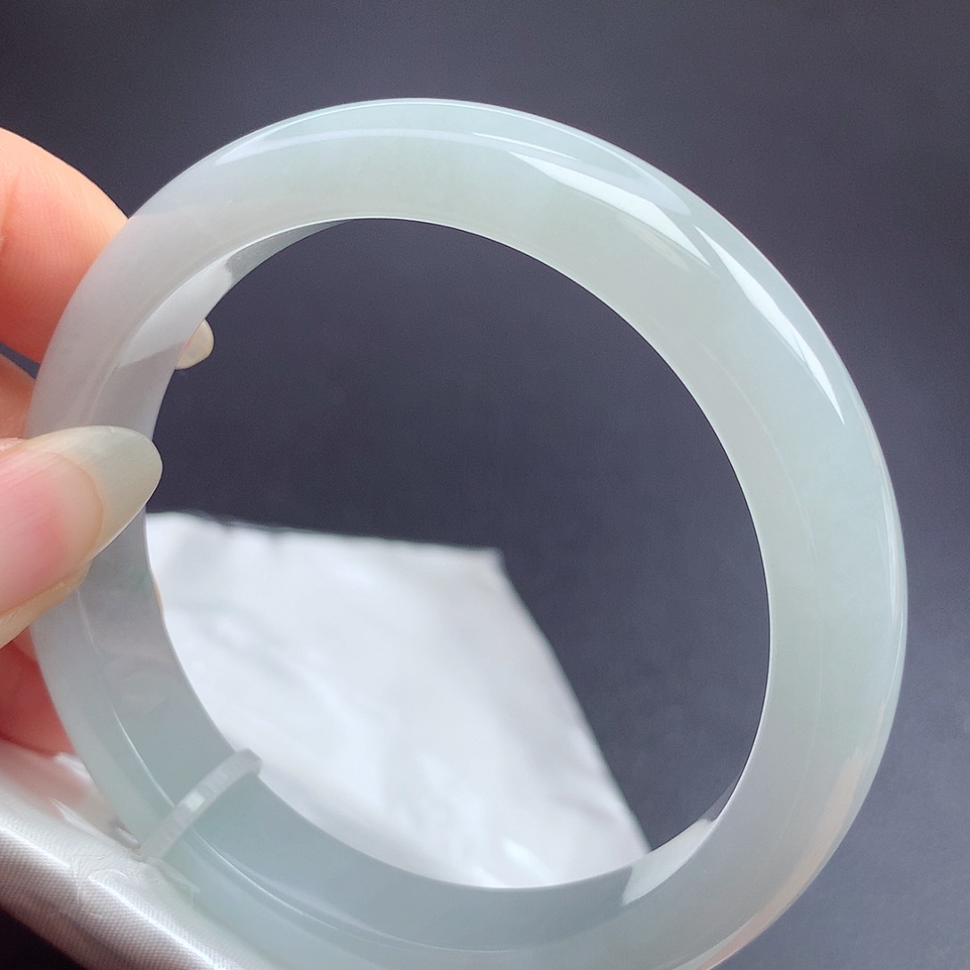 翡翠未镶嵌手镯57.7圈口