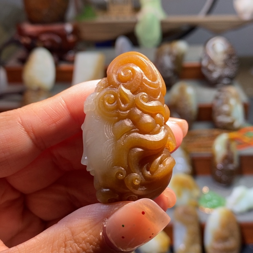 【闪购商品】和田玉（糖玉）吊坠未镶嵌李*铭