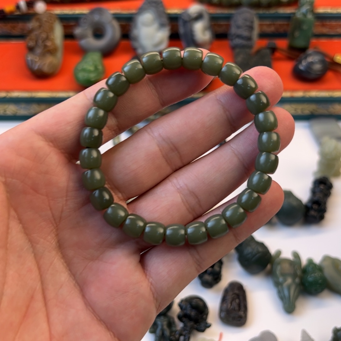 和田玉颈饰未镶嵌张*乙