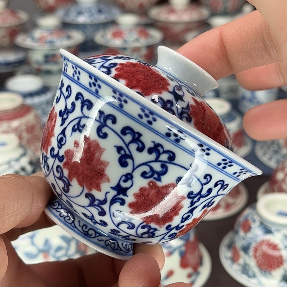 景德镇陶瓷青花釉里红