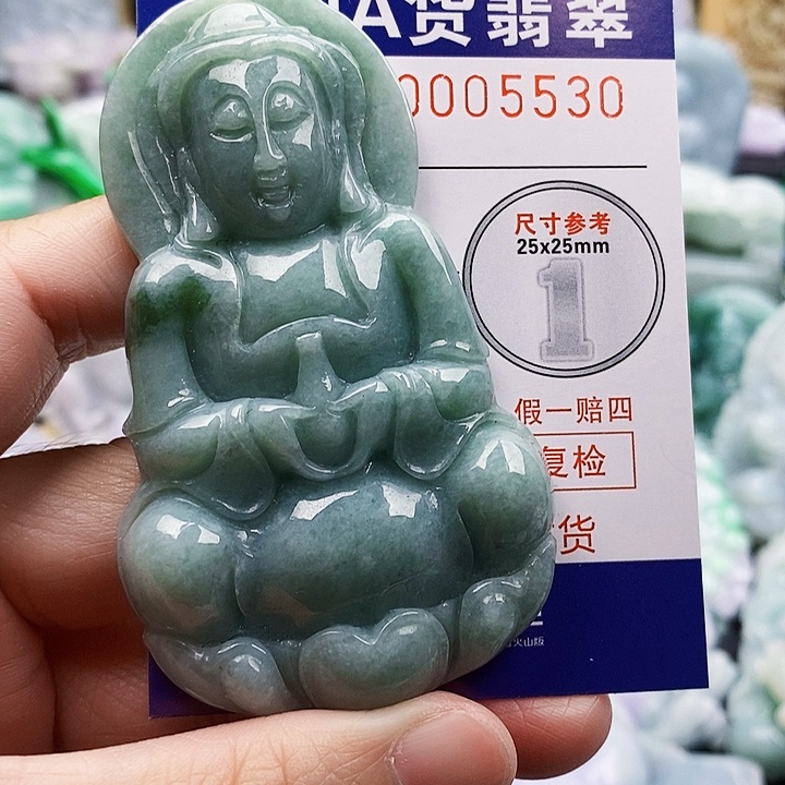 吊坠(不含链)未镶嵌翡翠
