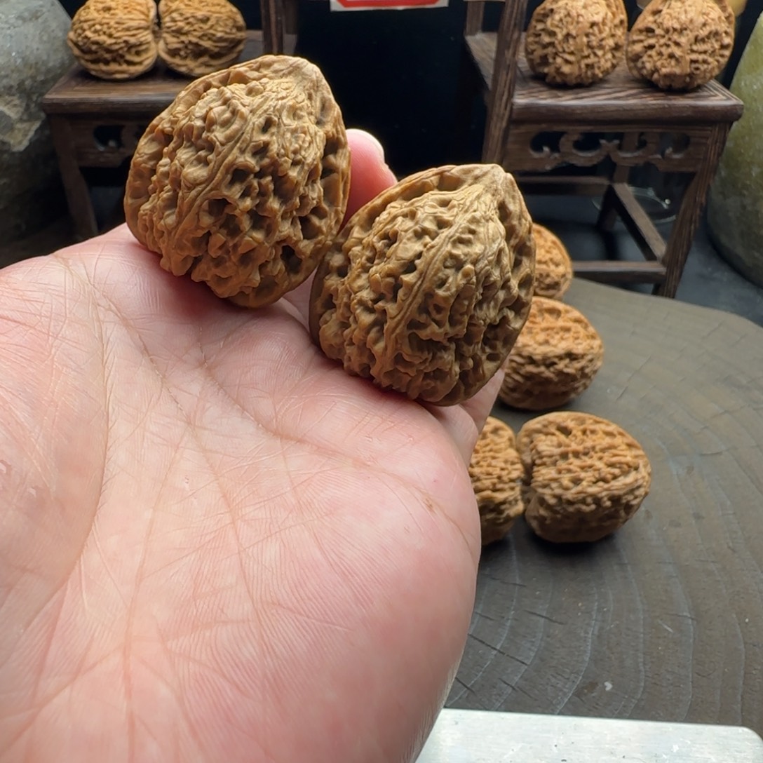 吊坠文玩核桃38高炮  高43