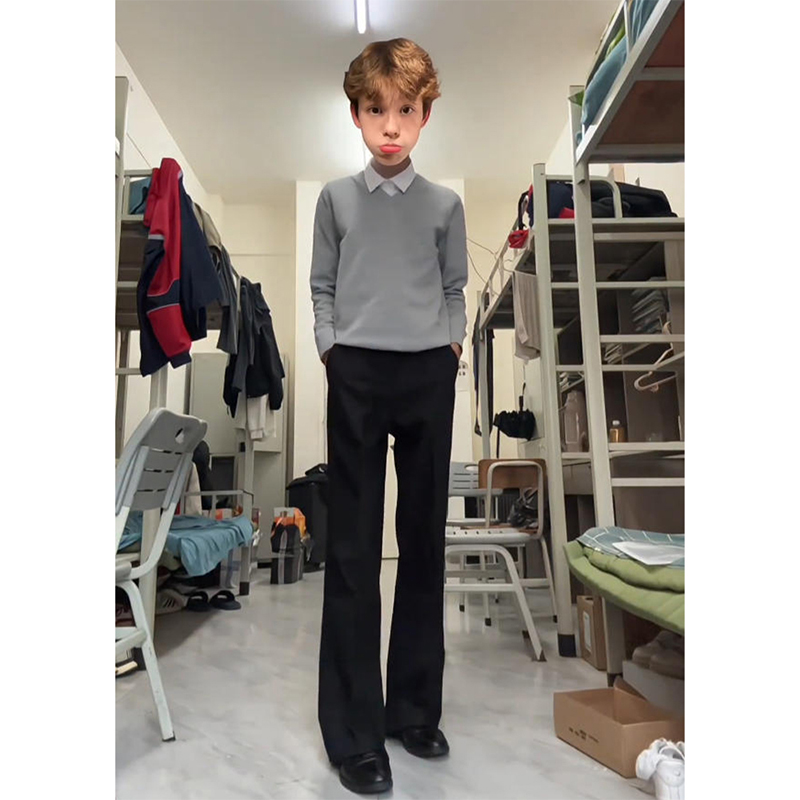 海王日记黑色加绒西裤男款秋冬cleanfit裤子垂感高级感微喇直筒裤