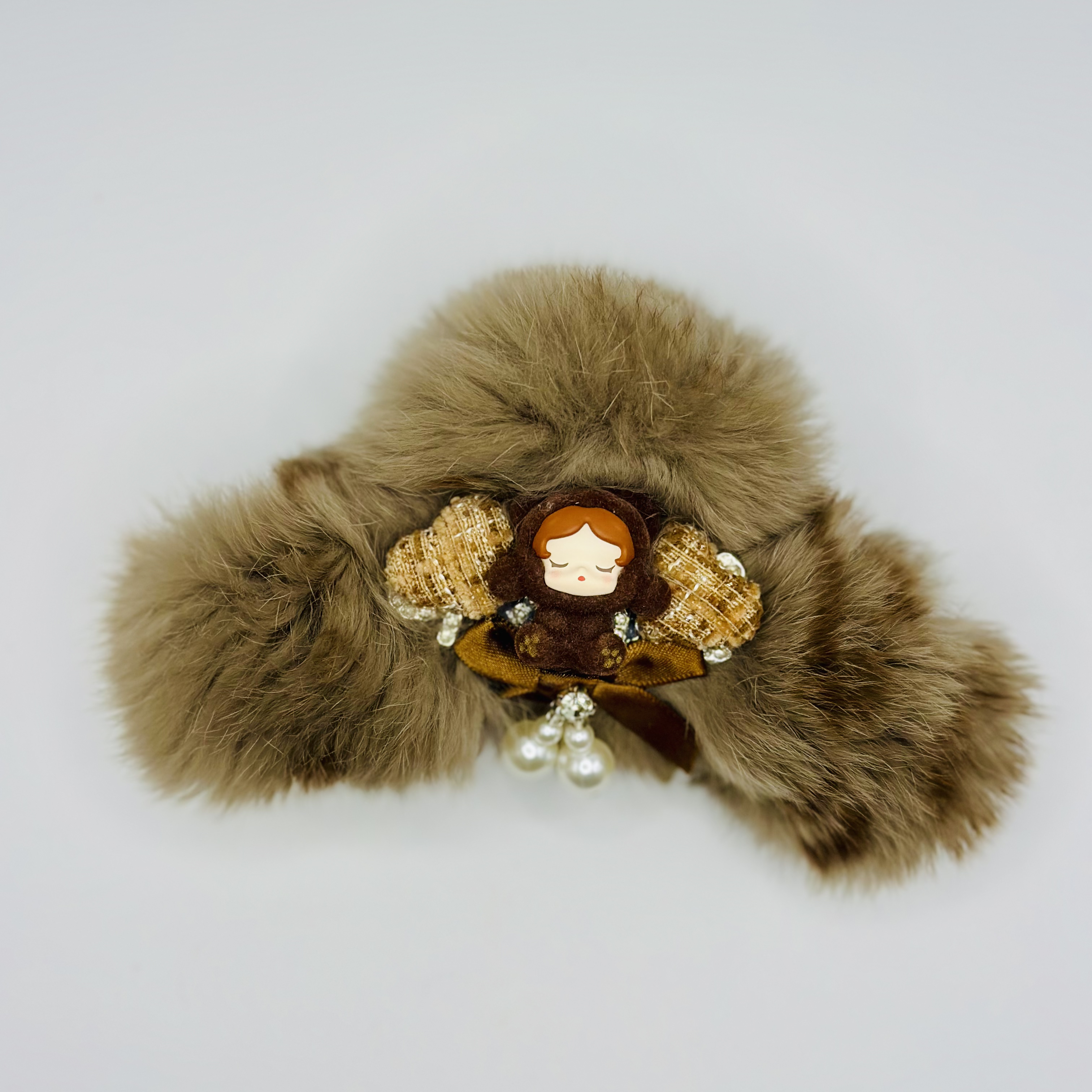 【主播代拆】萌粒兔毛大号抓夹