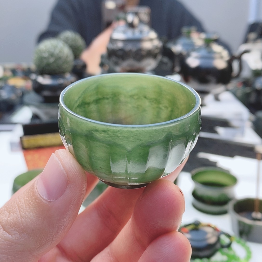 和田玉（青玉）把件未镶嵌