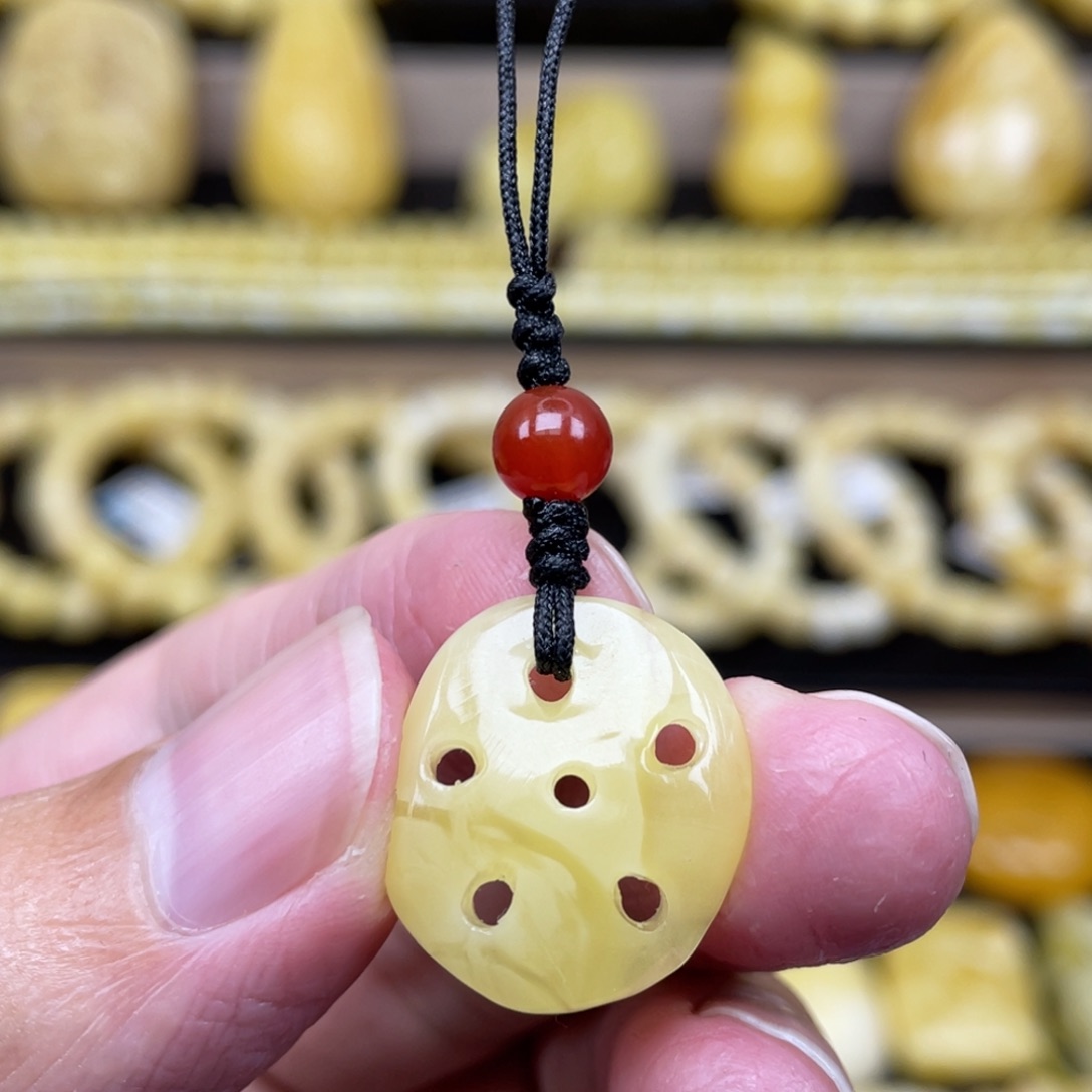 琥珀裸石未镶嵌琥珀蜜蜡