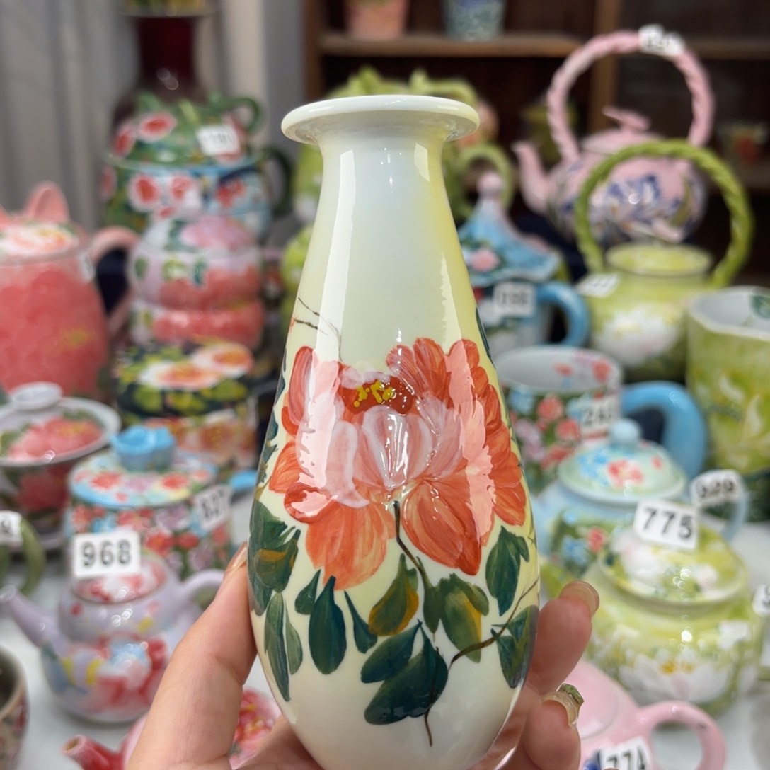 景德镇手绘高温釉下彩陶瓷茶具
