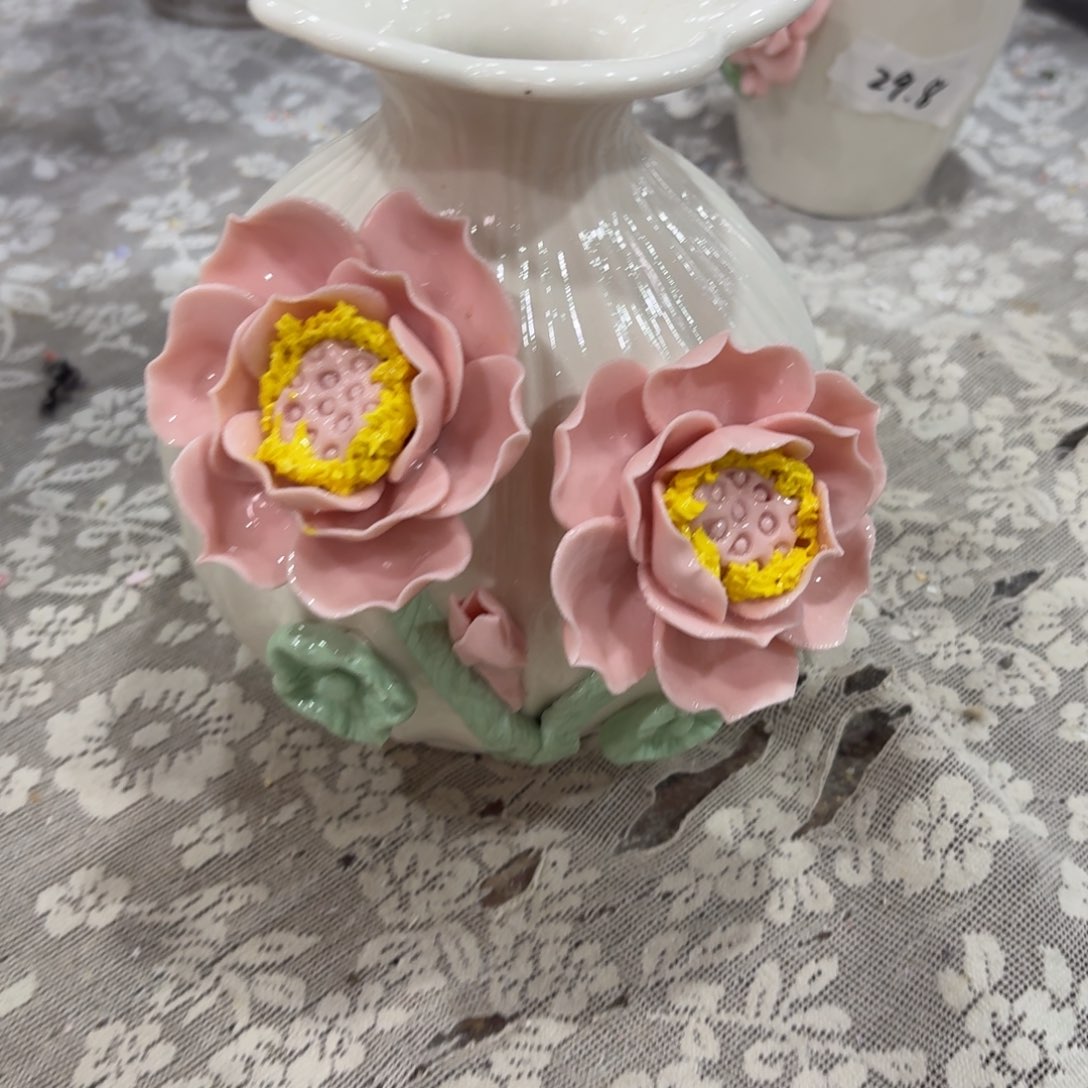 陶瓷花拍满20元发货退款的拉黑