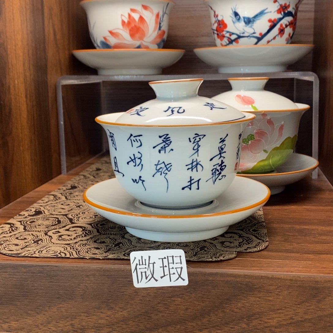 釉下彩手工绘制手工绘制