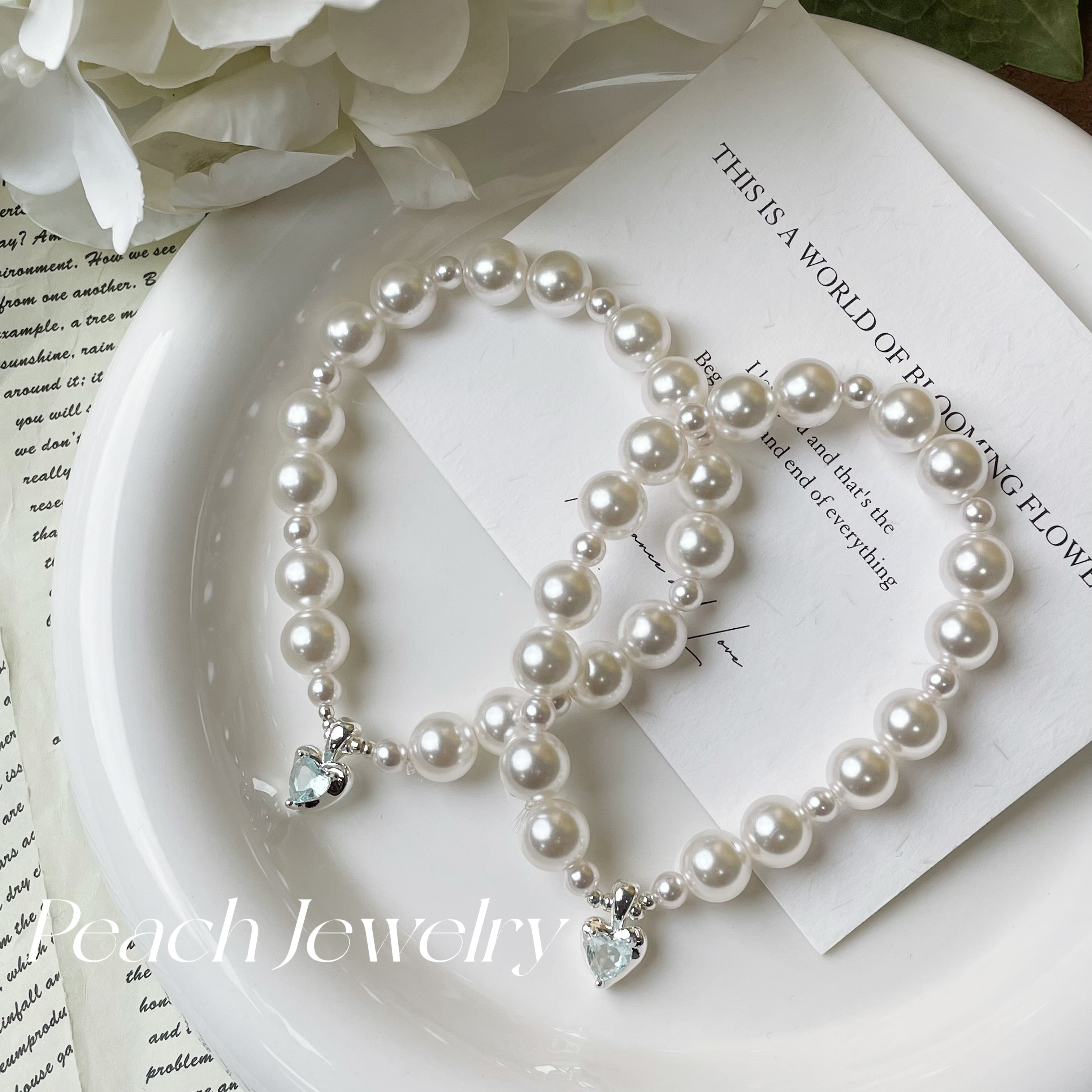 非金属仿珍珠手链 预售国产施家珠珠手链 TJ83 多样性发一颜色微