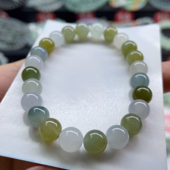 未镶嵌手链翡翠卡7.8