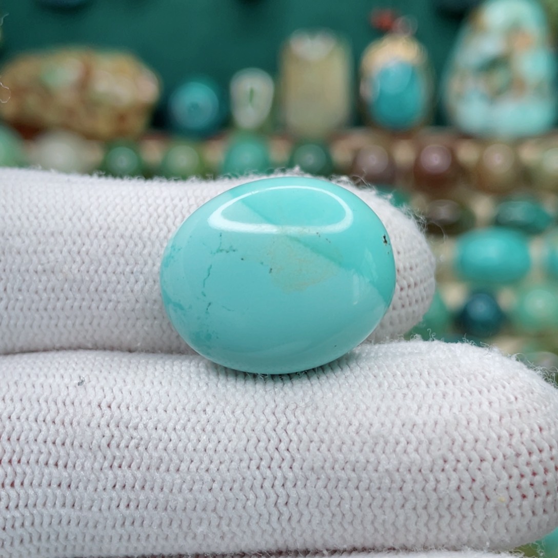 未镶嵌绿松石珠宝奇石