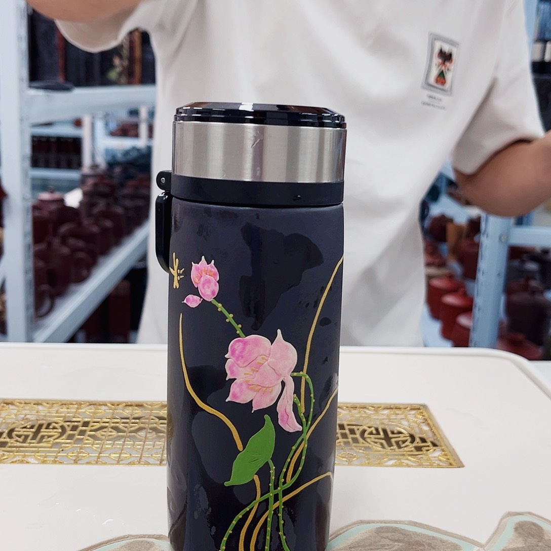 茶杯紫砂小巧“荷花”杯