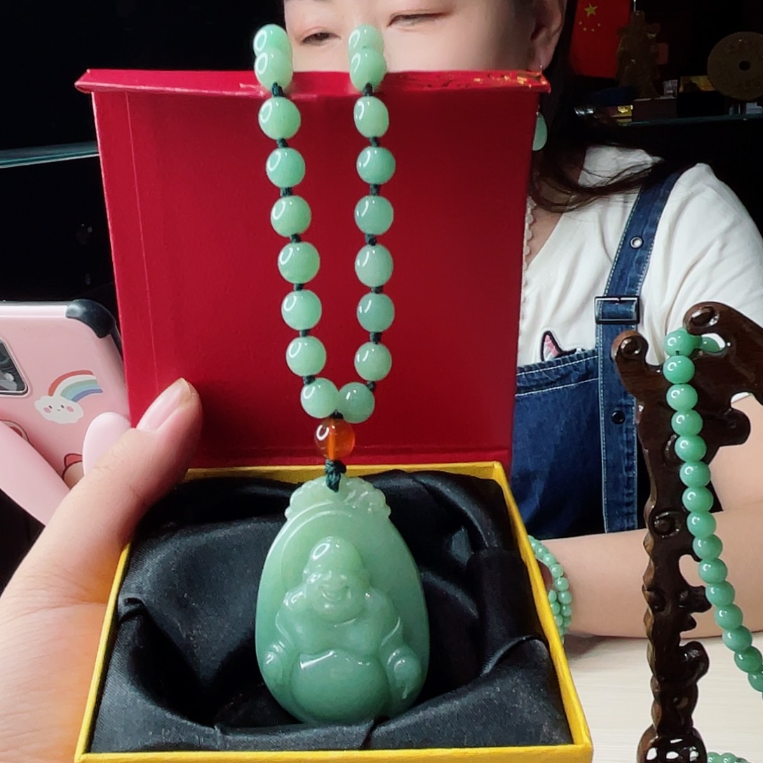 密玉（石英质玉）未镶嵌颈饰