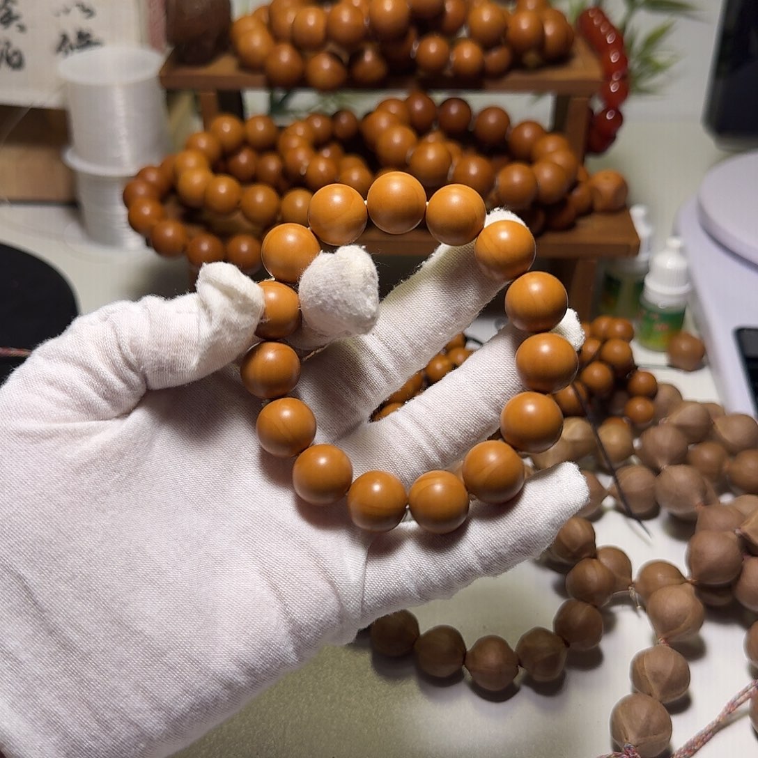 木质类1.4橄榄核正圆光珠