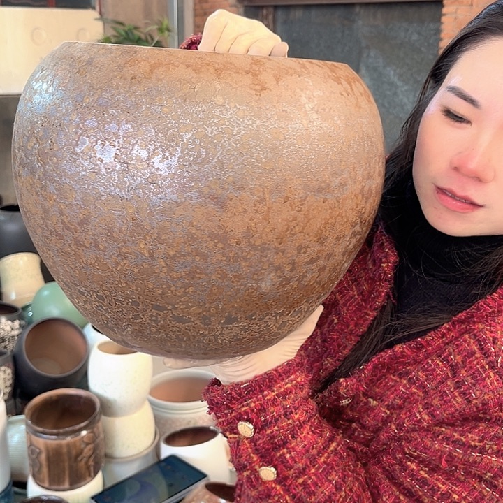 正品口24高27花盆……