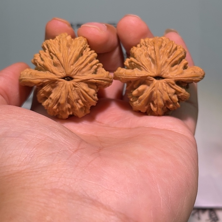 凉***凉把件文玩核桃42虎头