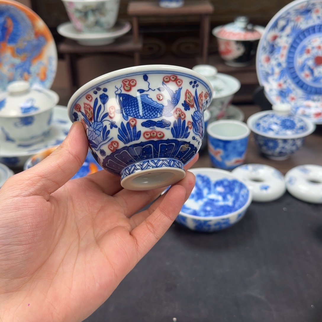 杯S****岸景德镇手工手绘陶瓷