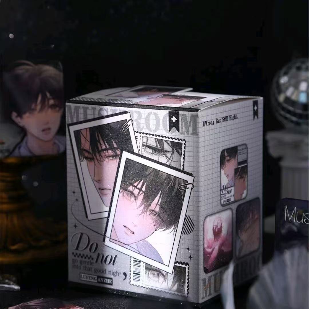 【代拆】徽章【小蘑菇】正版时光镀彩系列方形吧唧盲盒