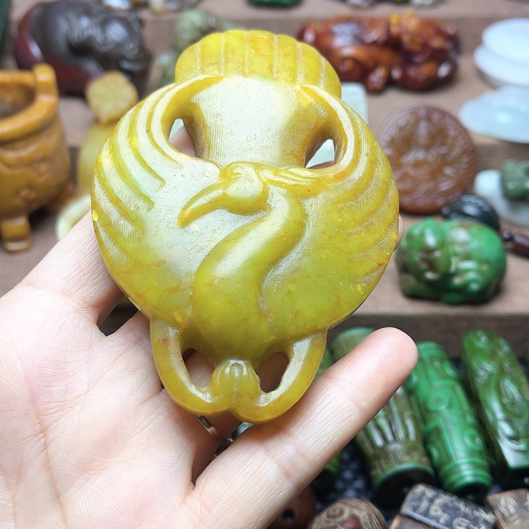 白玉菩提吊坠141。。