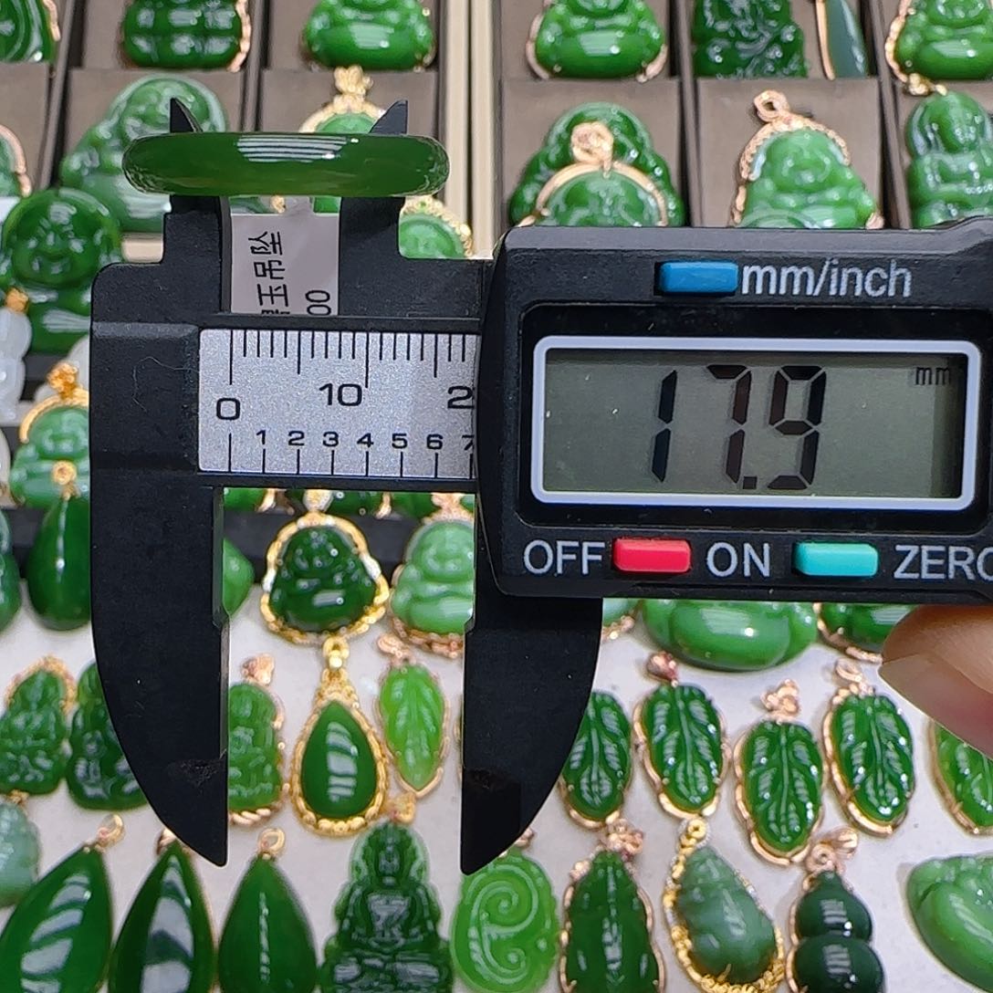 和田玉（碧玉）戒圈未镶嵌