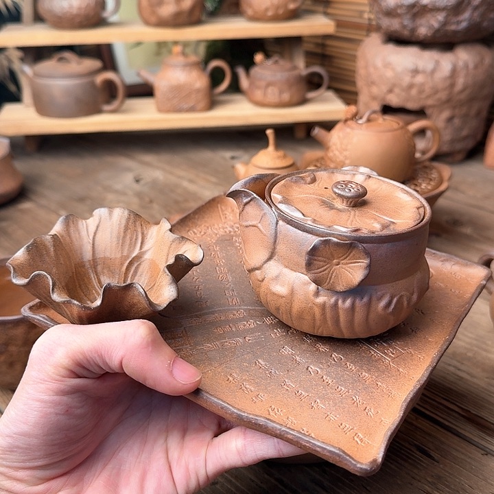 原矿老岩泥茶器系列