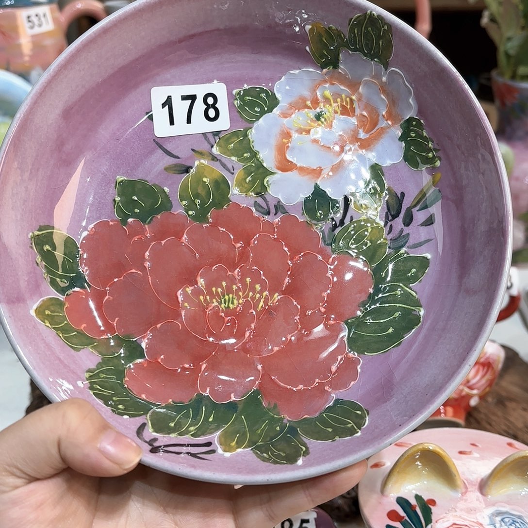 景德镇手绘高温釉下彩陶瓷茶具