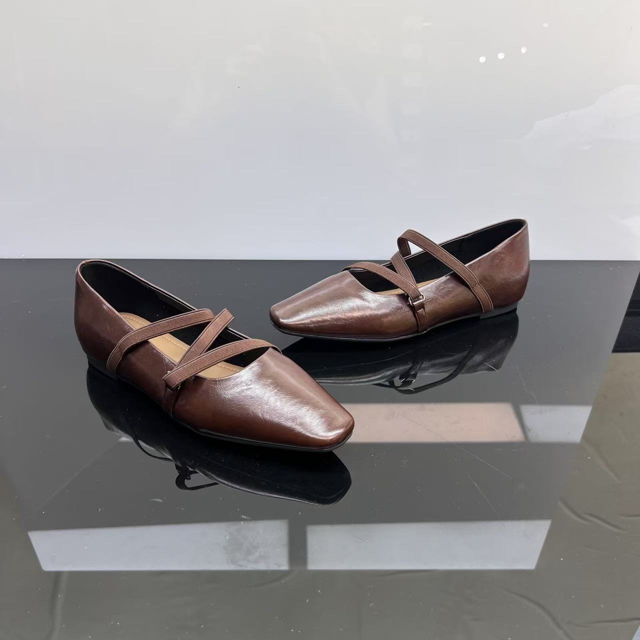 夏季新款圆头单鞋气质女鞋时尚粗跟浅口单鞋 X 检 382