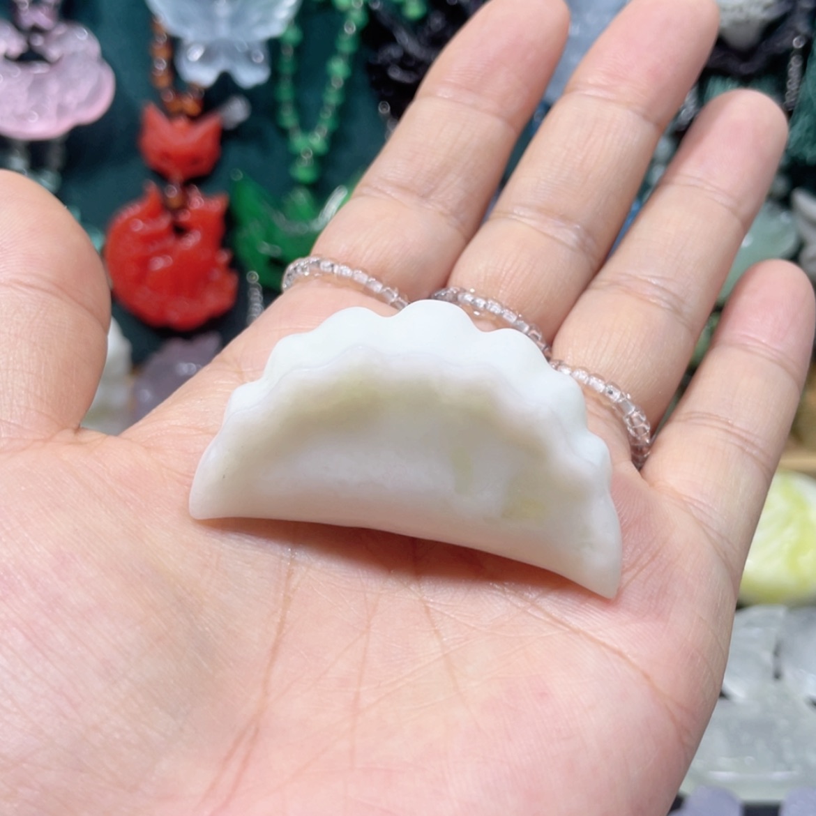 【闪购商品】未镶嵌岫玉颈饰31手把