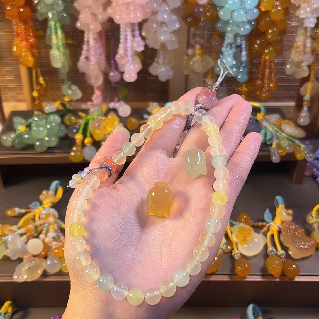 玛瑙/玉髓未镶嵌车挂